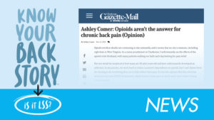 Know Your Back Story, Is it LSS. News Charleston Gazette, Ashley Comer: Opioids aren't the answer for chronic back pain.